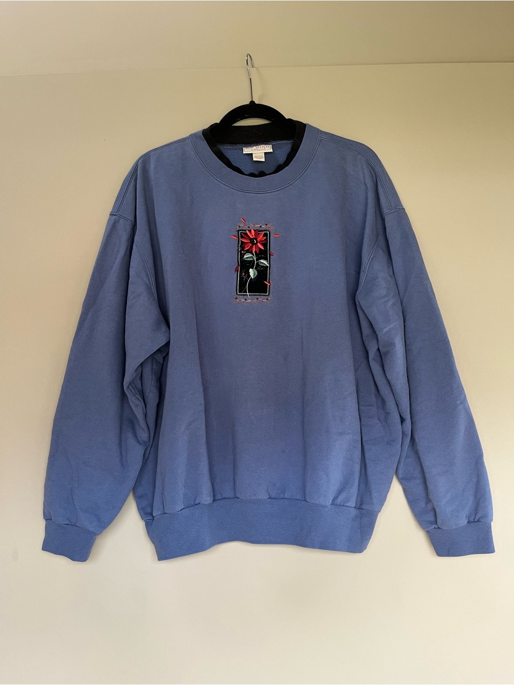 Grandmacore Floral Crewneck